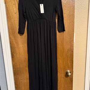 Mother Bee Maternity Black Dress NWT